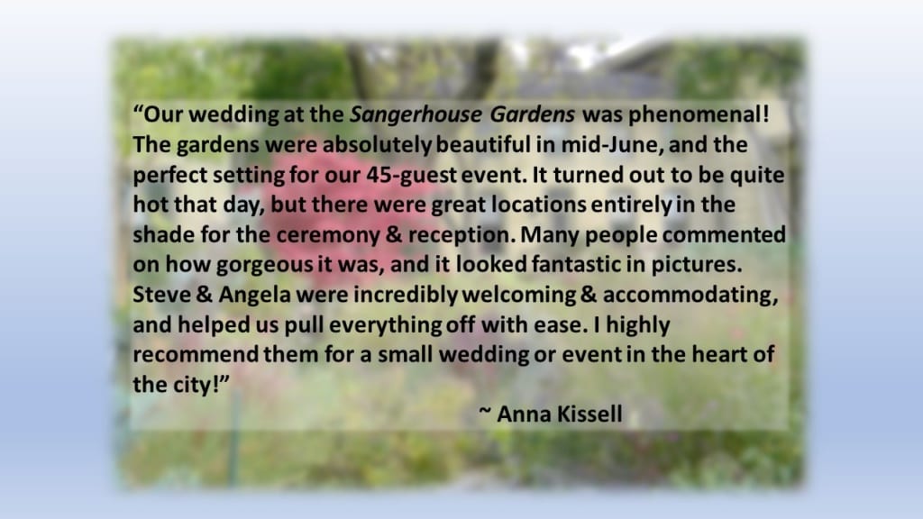 Bed and Breakfast Milwaukee Sanger House Gardens A Hidden Treasure